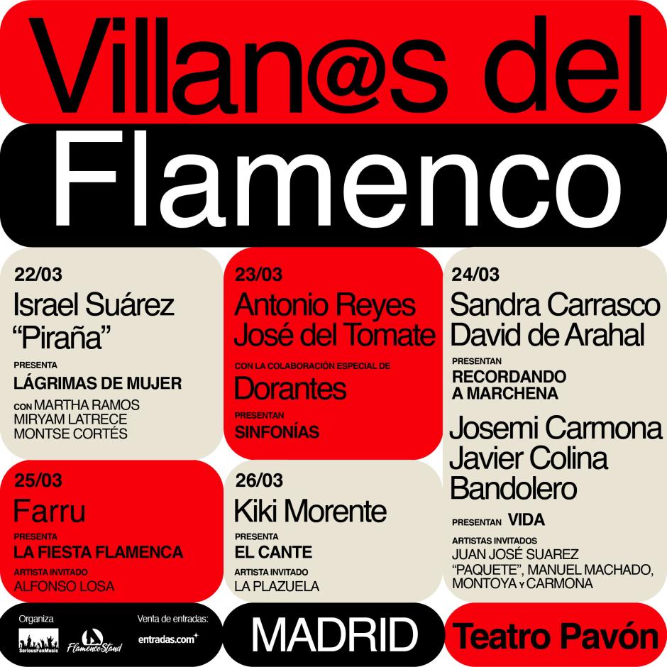 Cartel de Villanos del Flamenco