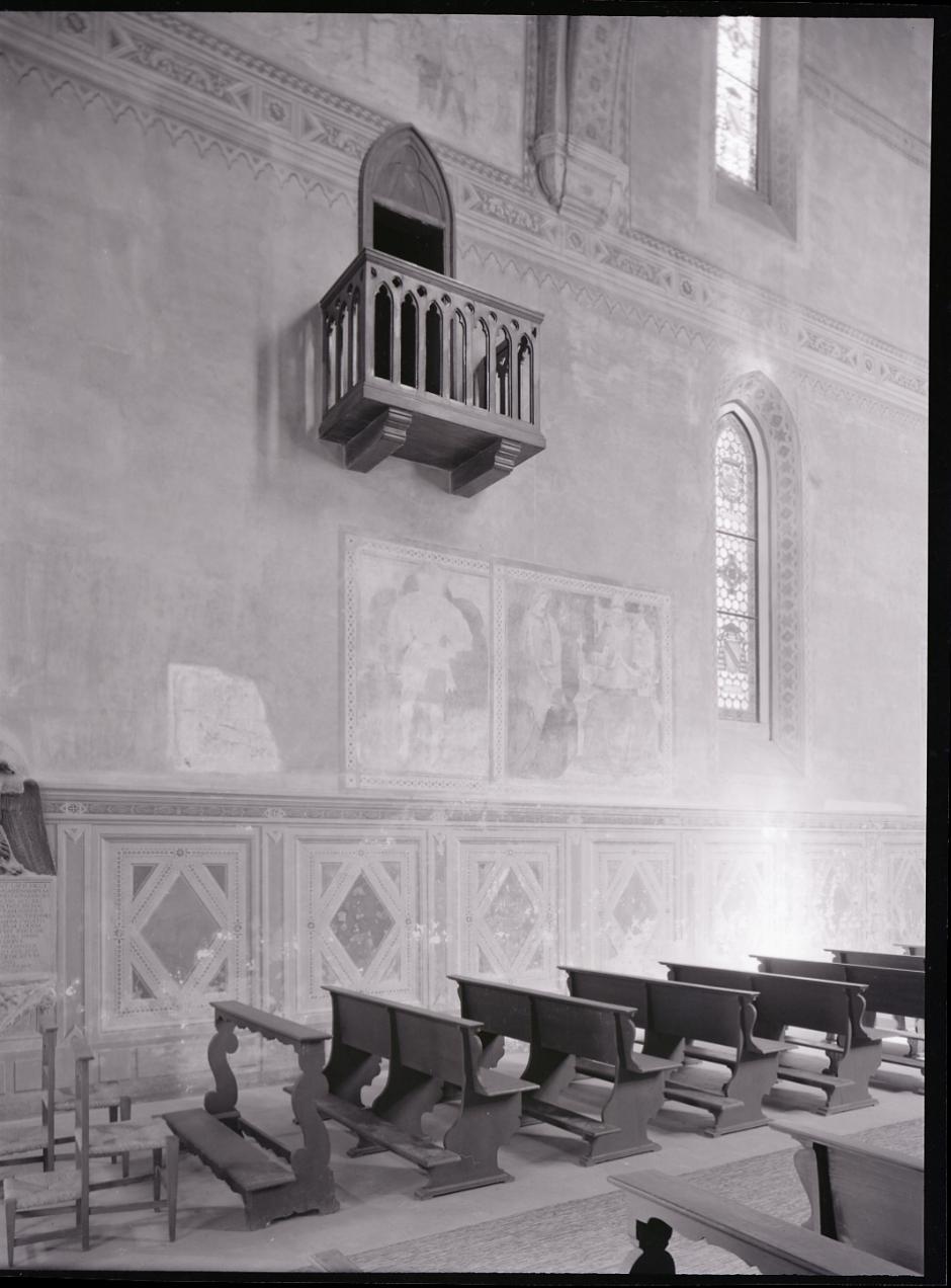 Interior de la Capilla de San Clemente. Foto por Paolo Monti, 1970