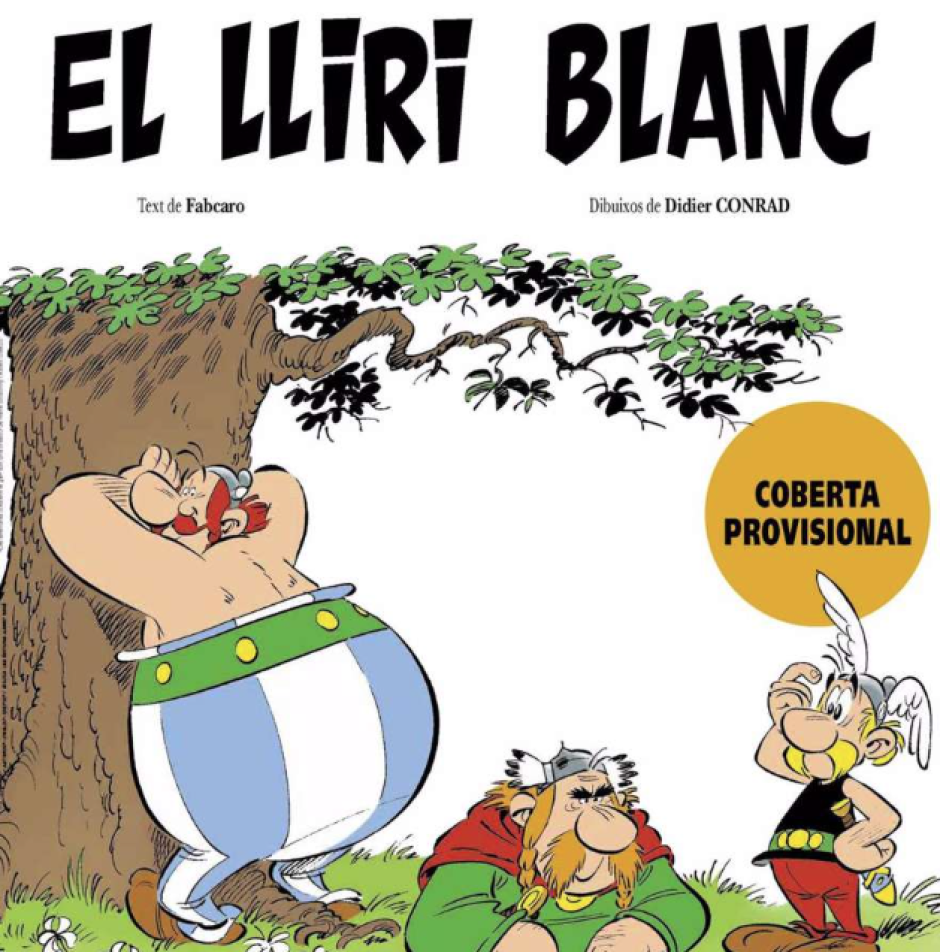 Cubierta provisional de 'El Lirio Blanco'