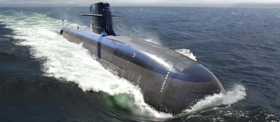 El submarino S-81 Isaac Peral de la Armada española