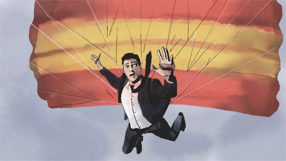 Ilustración: mision españa paracaidista