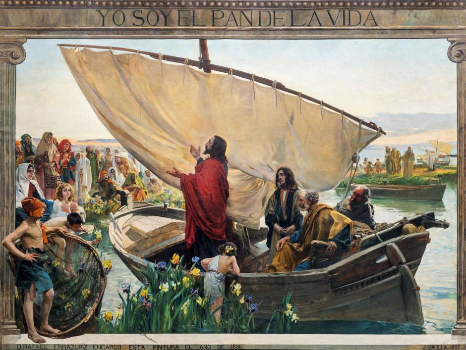 'Yo soy el pan de la vida' o 'Jesús en el lago Tiberíades' (1896-1897), de Joaquín Sorolla