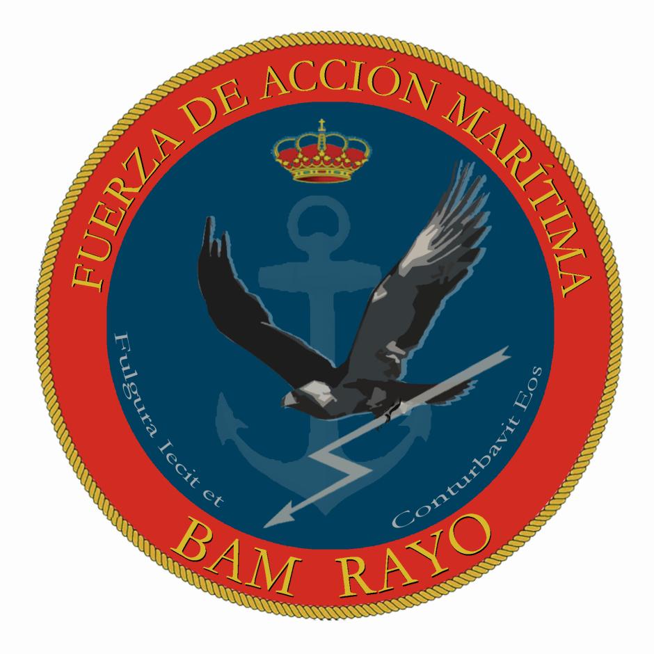 Emblema del BAM Rayo de la Armada española