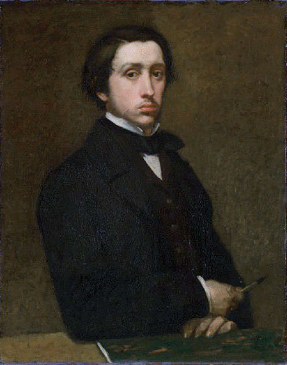 Autorretrato de Degas (1855)