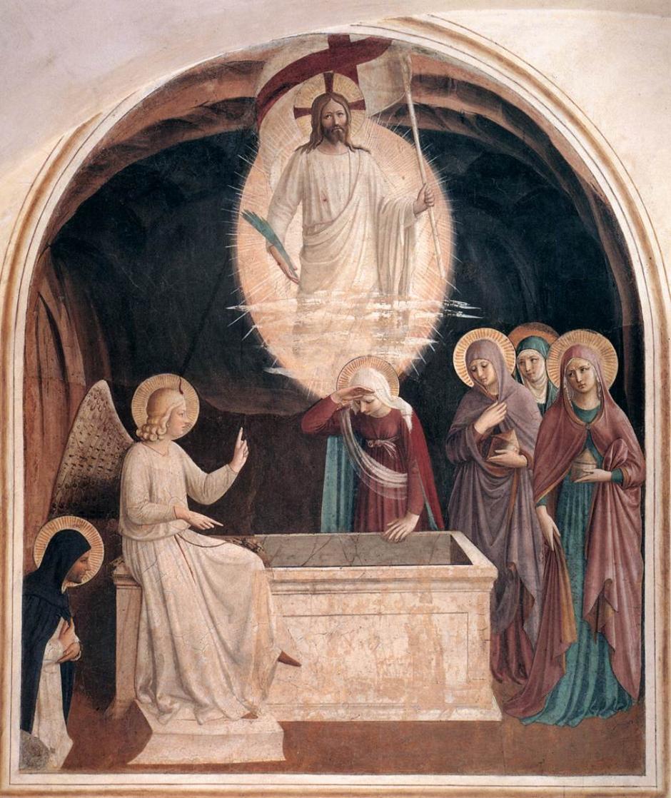 'Resurrección de Cristo y las mujeres ante la tumba', de Fra Angélico