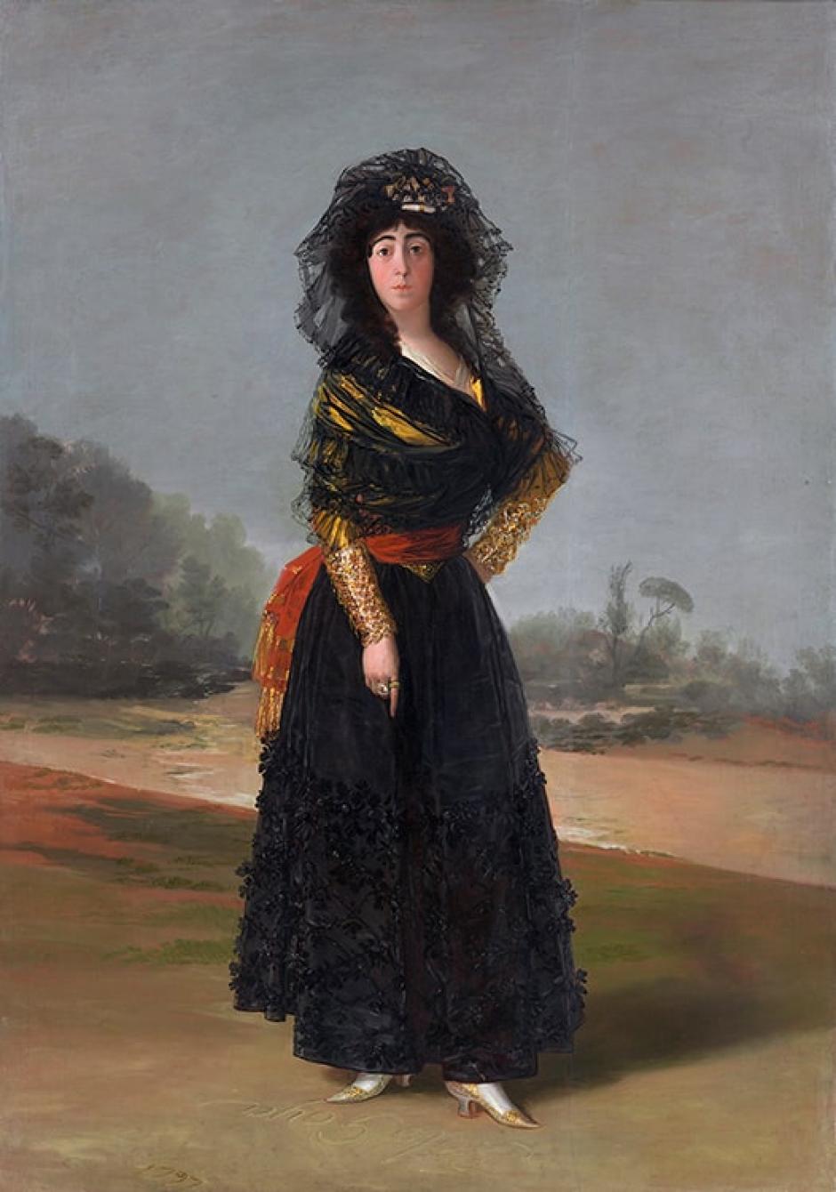 El cuadro 'Duquesa De Alba', de Goya, se encuentra en la Hispanic Society of America