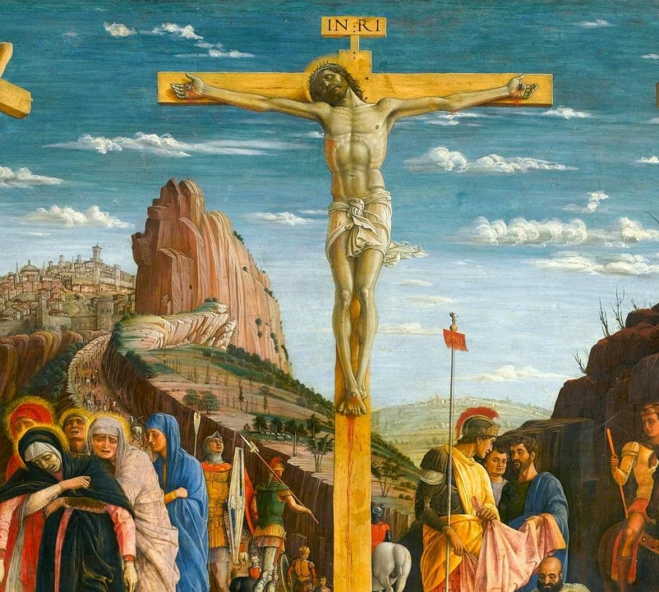 Detalle de la 'Crucifixión de Mantegna'