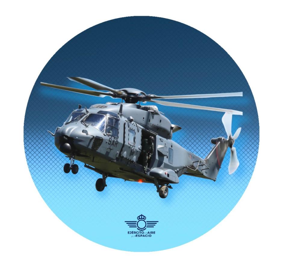 El Ejército del Aire no olvida poner en valor periódicamente el valor de la flota de helicópteros