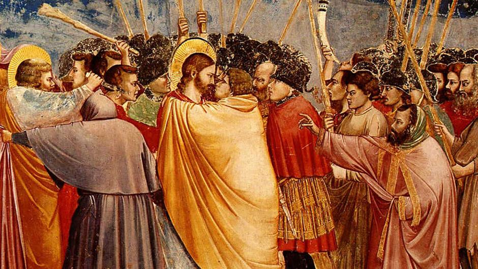 'El prendimiento de Cristo' de Giotto