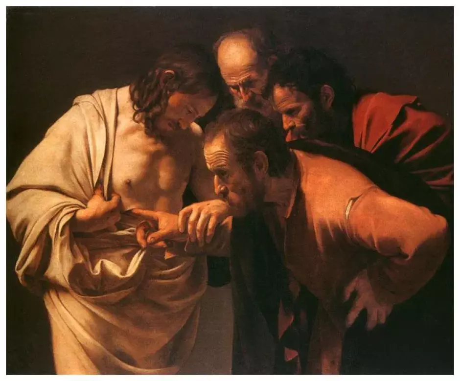 'La incredulidad de santo Tomás' de Caravaggio
