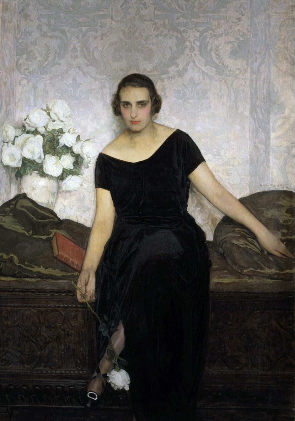 retrato de Victoria Ocampo (1922) de Anselmo Miguel Prieto