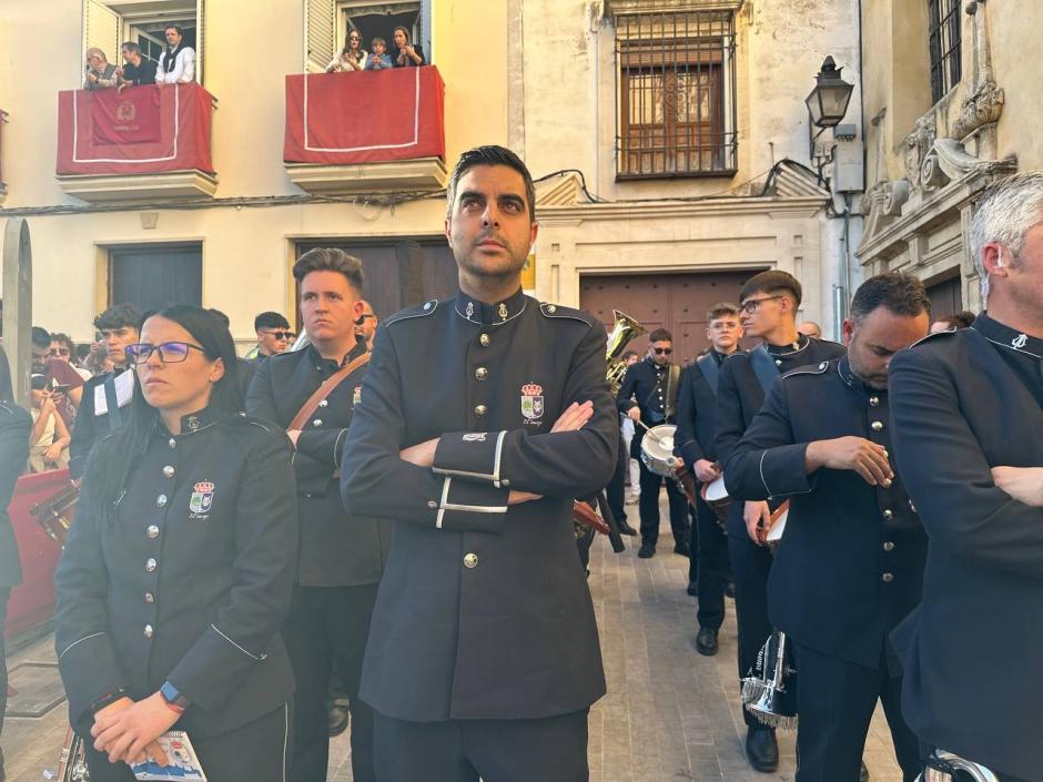 Salida procesional de la hermandad de las Angustias