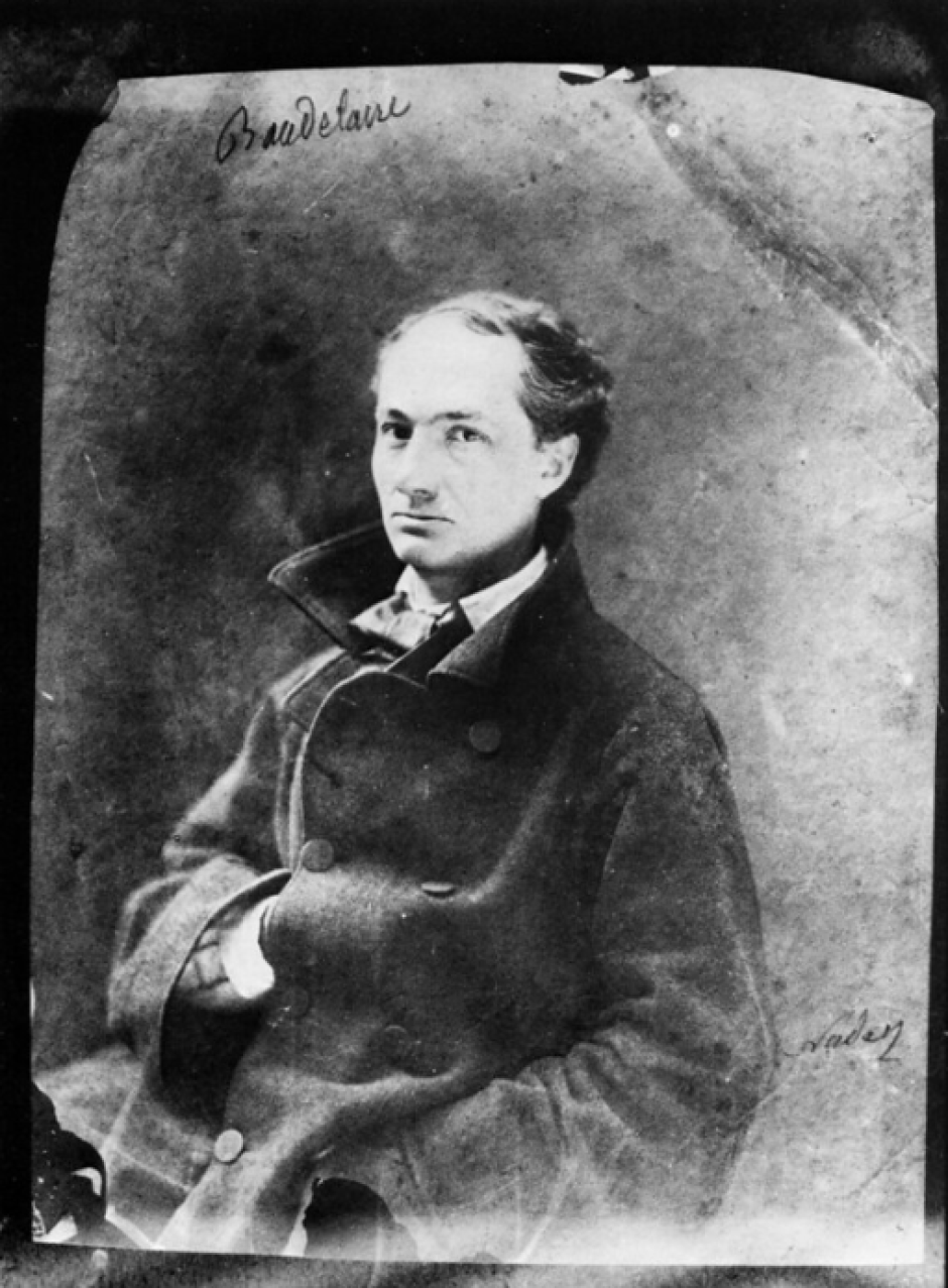 Fotografía de Charles Baudelaire (1855) por Nadar