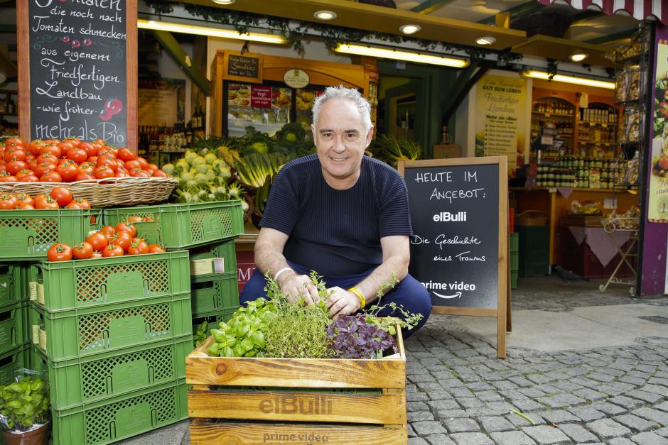 Chef Ferran Adria promotion serie " El bulli la historia de un sueño ". / 27.06.2018.
en la foto : fruteria