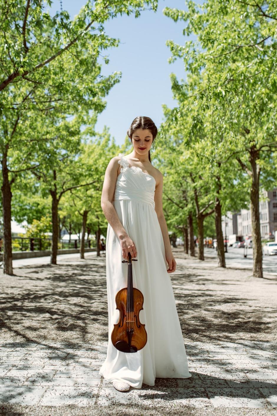 La violinista María Dueñas