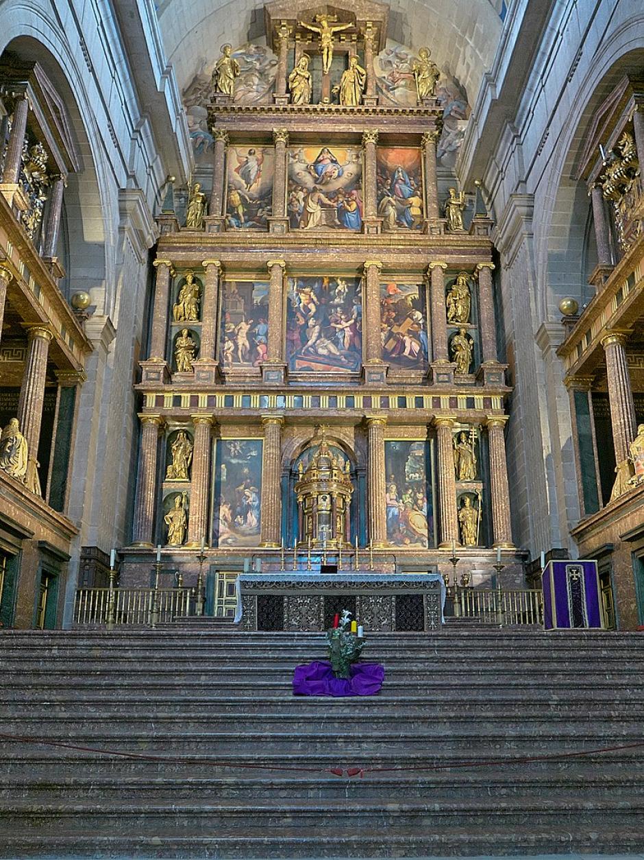 Altar Mayor de la iglesia del Monasterio del Escorial
