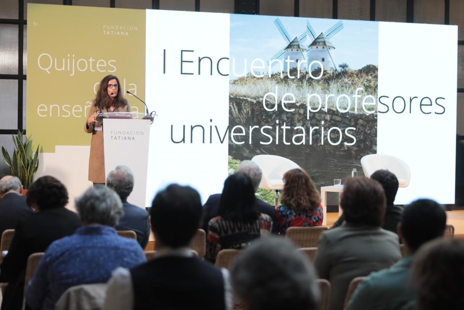 La abogada Teresa Arsuaga, autora de 'El abogado humanista', en la Fundación Tatiana