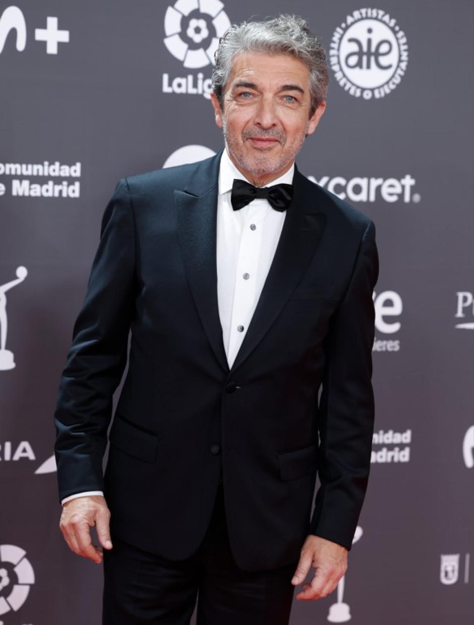 El actor Ricardo Darín, durante la alfombra roja de los Premios Platino