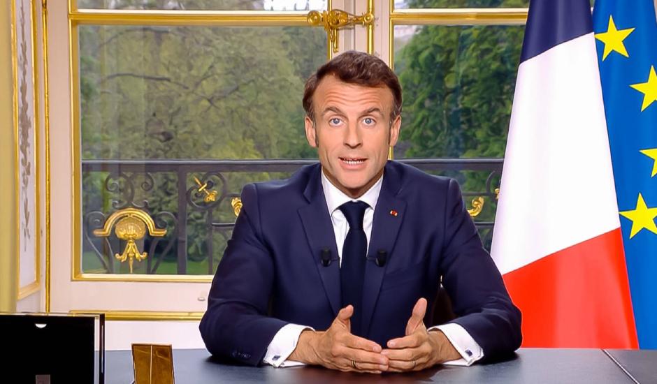 El presidente francés, Emmanuel Macron