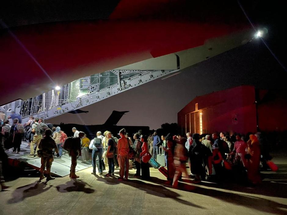 Los evacuados salieron anoche de Sudán para trasladarse a Yibuti y, de ahí, a España