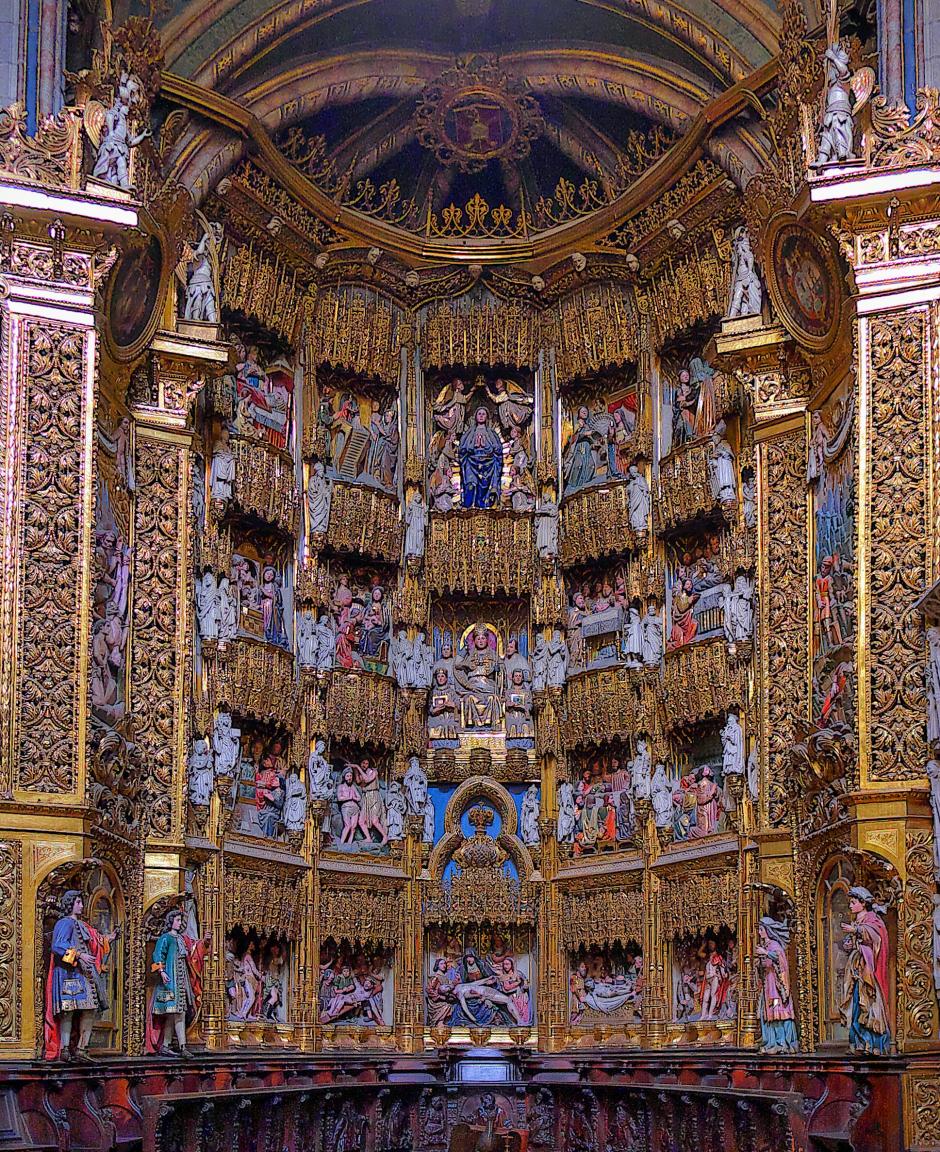 Retablo de la catedral de Orense