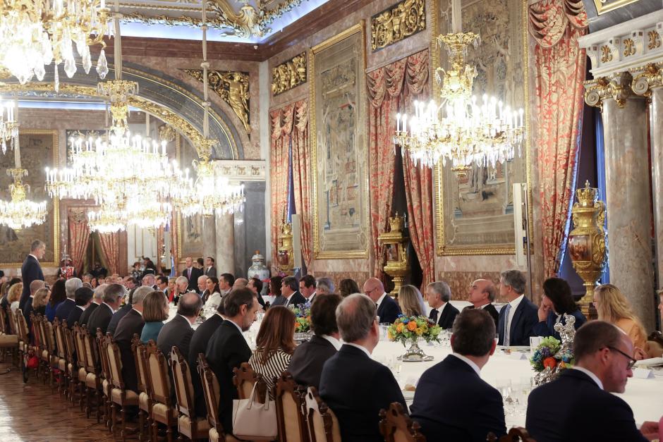 El almuerzo en el Palacio Real en honor de Lula da Silva y su mujer
