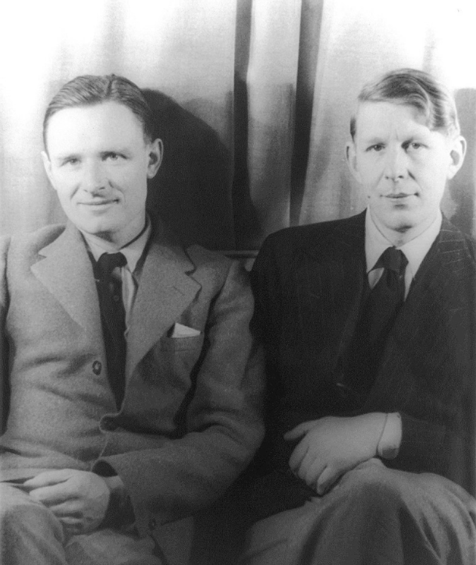 Christopher Isherwood y W.H. Auden en 1939