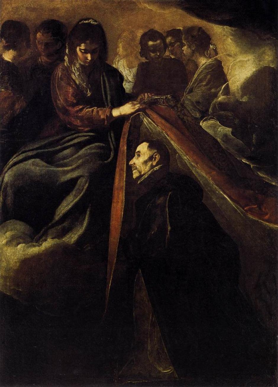 Imposición de la casulla a san Ildefonso. De Velázquez.