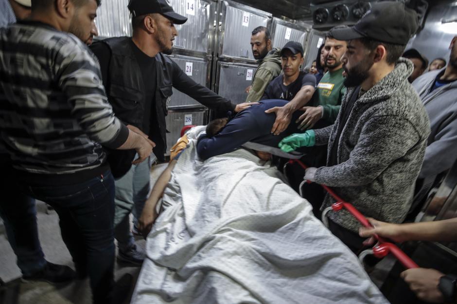 Víctima del ataque de esta noche en Gaza