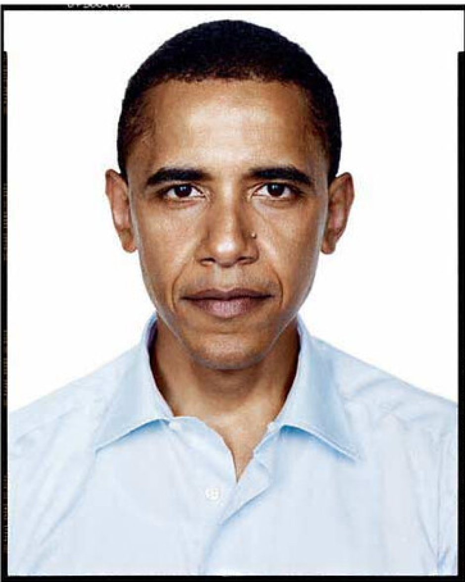Barack Obama (2004) por Richard Avedon