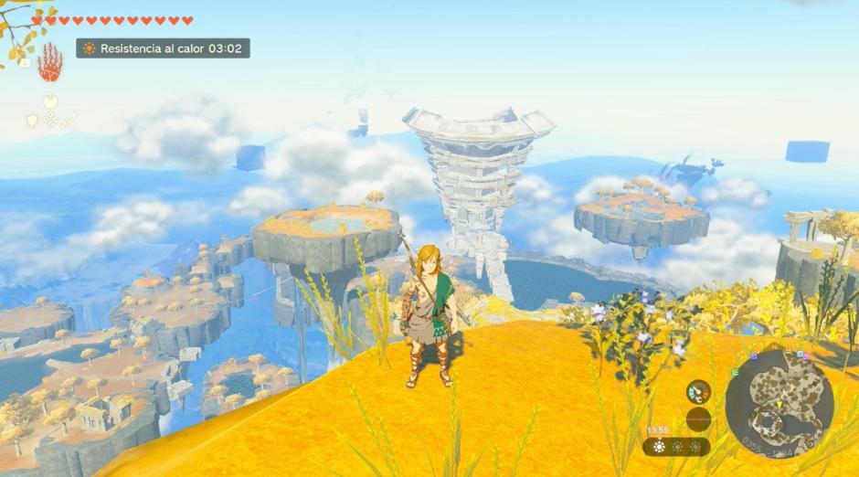 Un imagen del comienzo de Zelda: Tears of the Kingdom