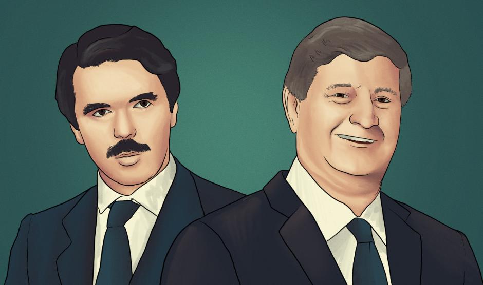 Ilustración: José María Aznar y Raúl Diez Canseco