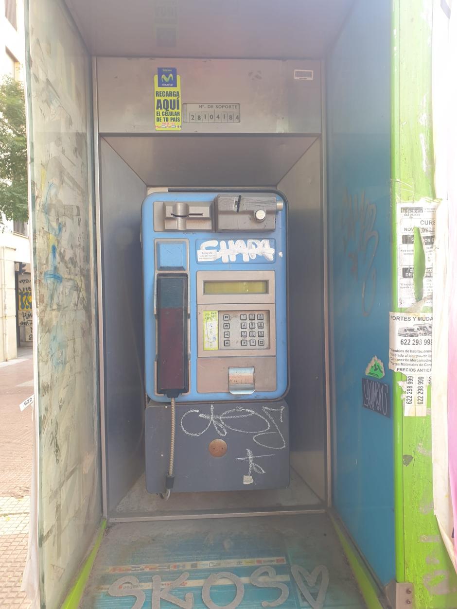 Cabina telefónica Madrid