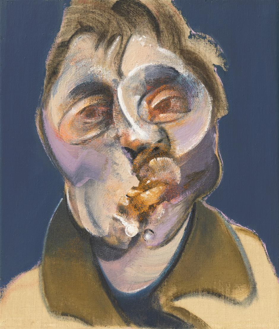 Francis Bacon (1909-1992), Autorretrato , 1969. Óleo sobre lienzo