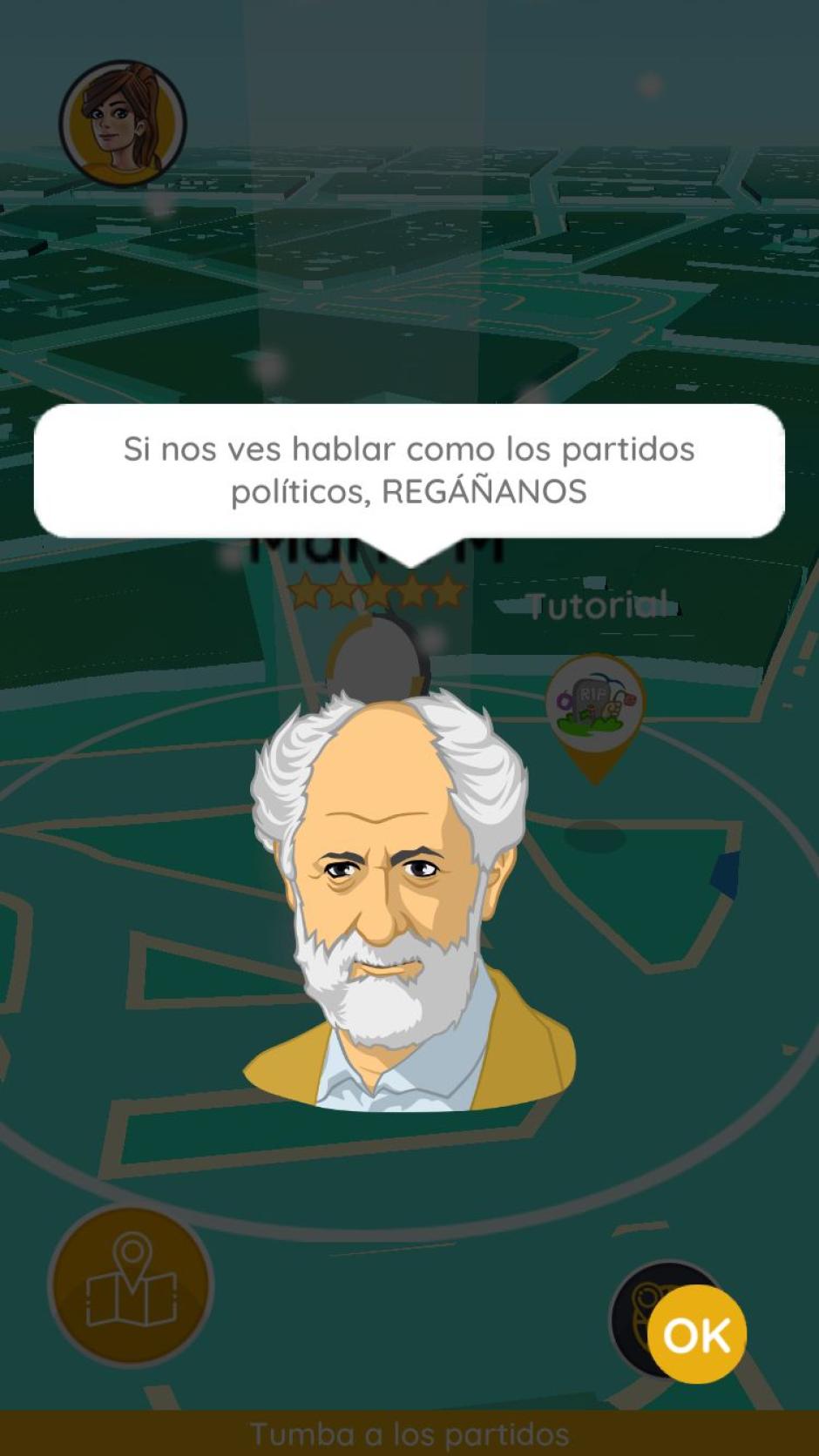 Imagen de Luis Cueto en la App de su partido