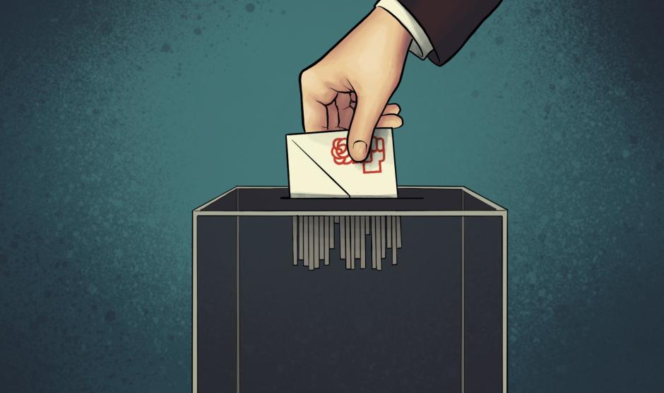 Ilustración: voto votacion elecciones