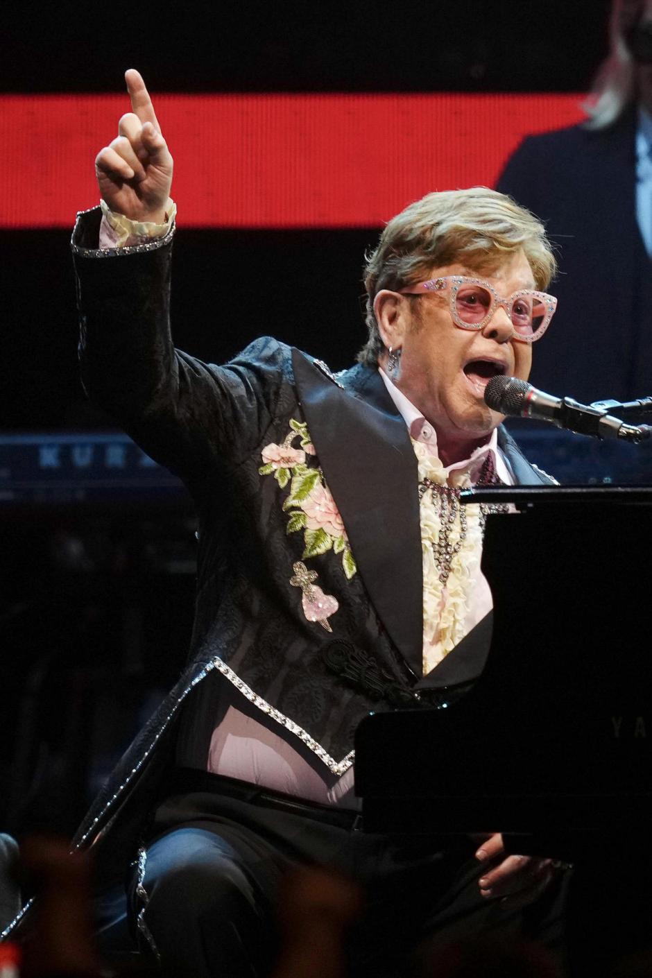 Elton John en un momento del concierto