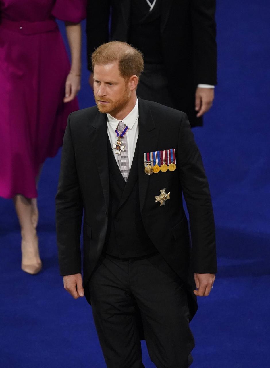 Prince Harry attending Britain's King Charles III coronation ceremony at WestminsterAbbey, in London, Britain May 6, 2023