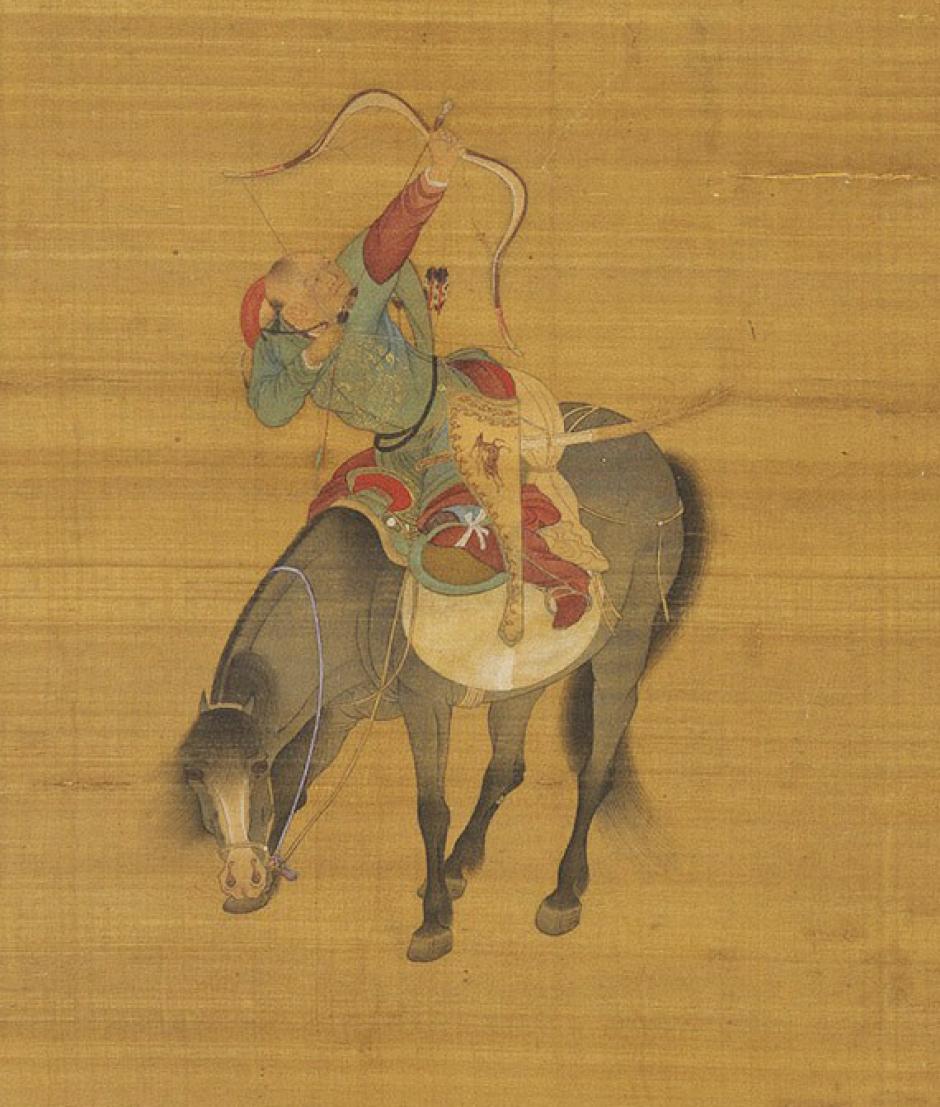 Arquero mongol (dibujo chino del siglo XIII)
