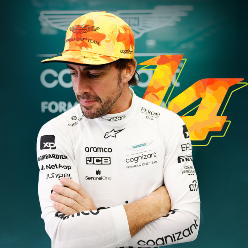 Gorra especial de Fernando Alonso para el Gran Premio de España