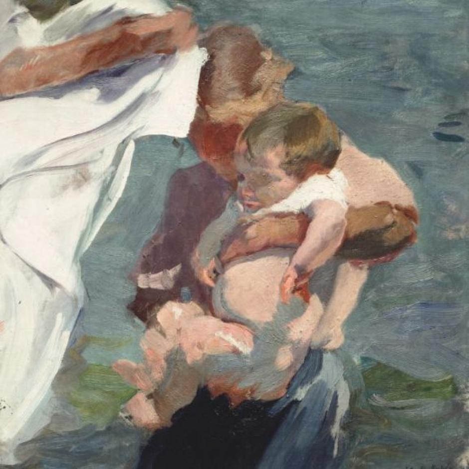 Estudio para «El baño», 1899.
Óleo sobre lienzo, Museo Sorolla