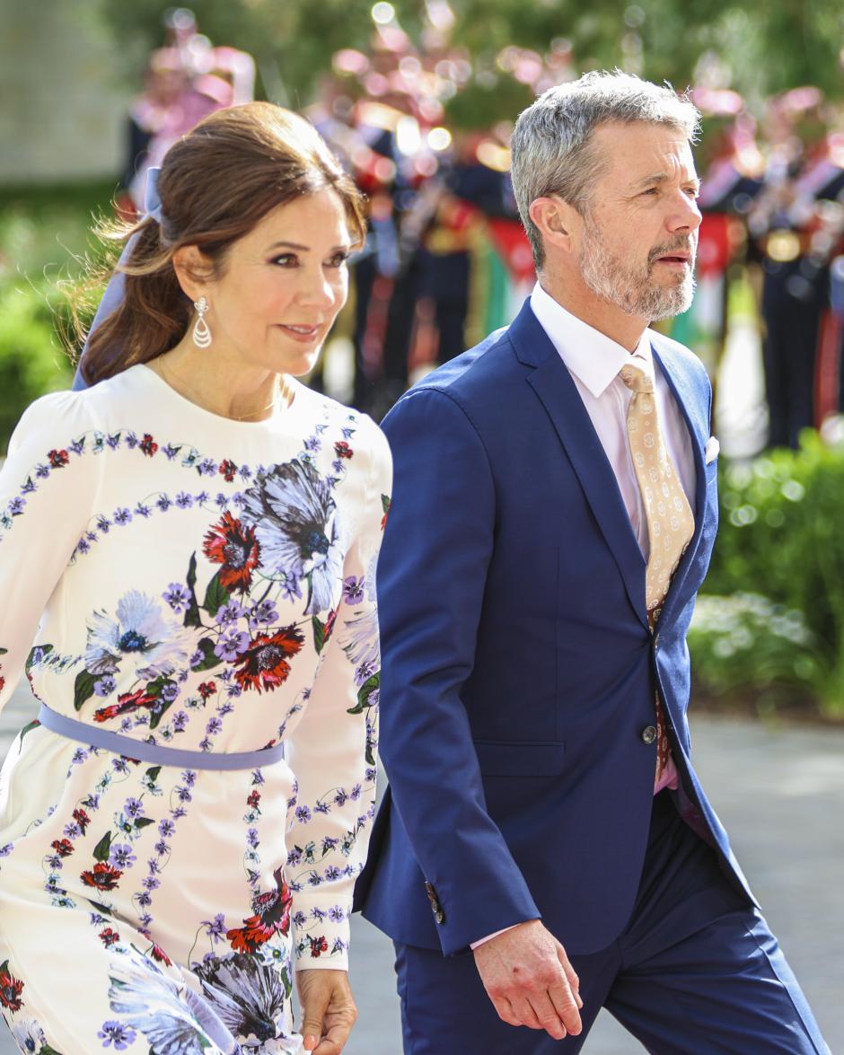 Beatrice Elizabeth Mary Mountbatten-Windsor and Edoardo Mapelli Mozzi at the Zahran Palace in Amman, on June 01, 2023, to attend the Islamic marriage ceremony known as a katb ktab Photo: Royal Hashemite Court / Albert Nieboer / Netherlands OUT / Point De Vue OUT *** Local Caption *** .