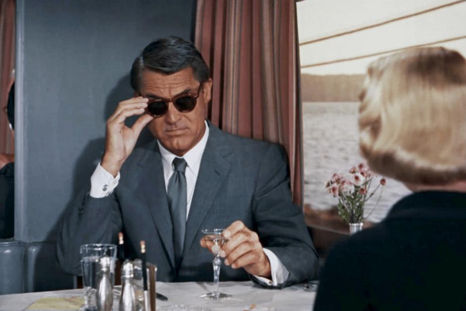 Cary Grant y Eva Marie Saint, en Con la muerte en los talones