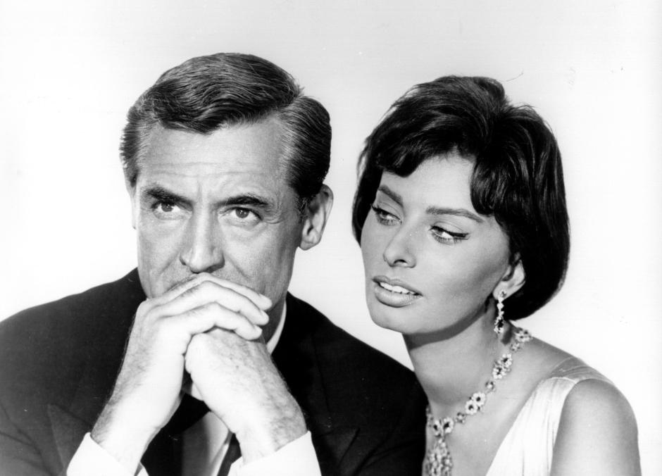 Cary Grant y Sofía Loren