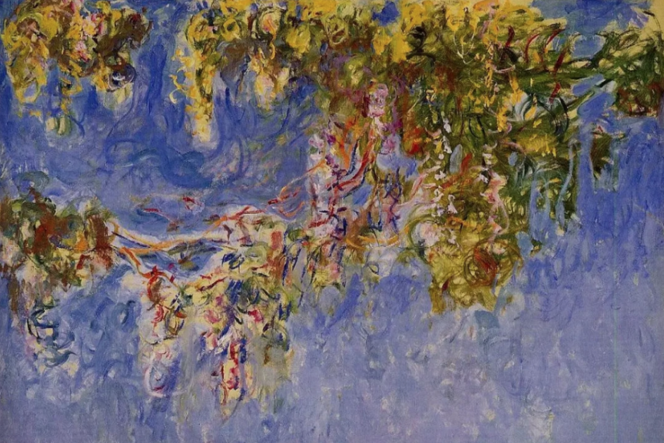 'Las Glicinas' (1920) de Monet