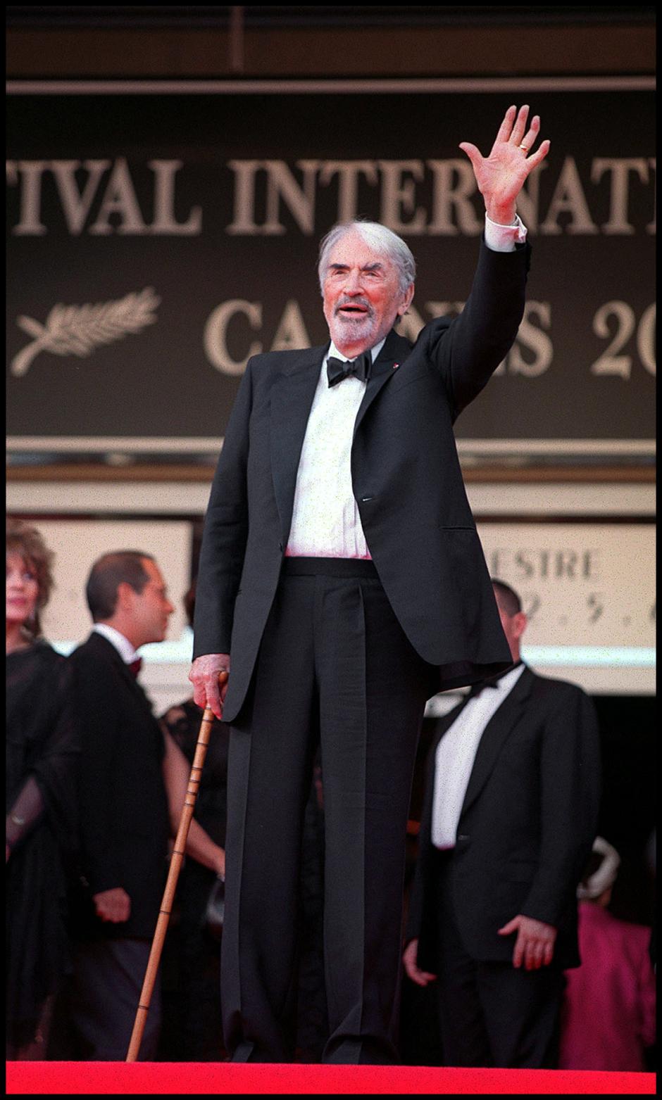 Gregory Peck, en el homenaje que le tributó el Festival de Cannes en el año 2000
