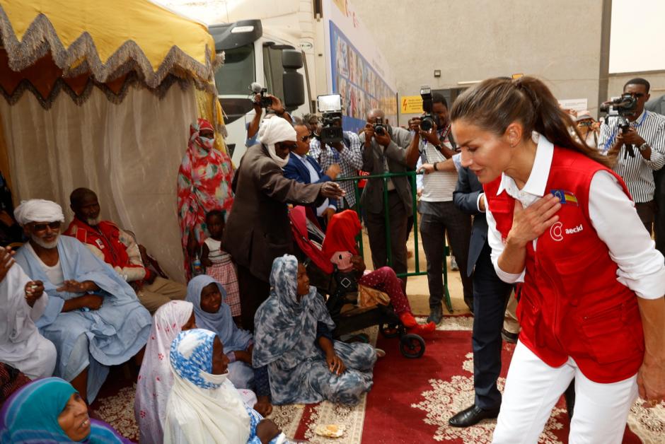 La Reina Letizia, de viaje de cooperación en Mauritania el pasado junio