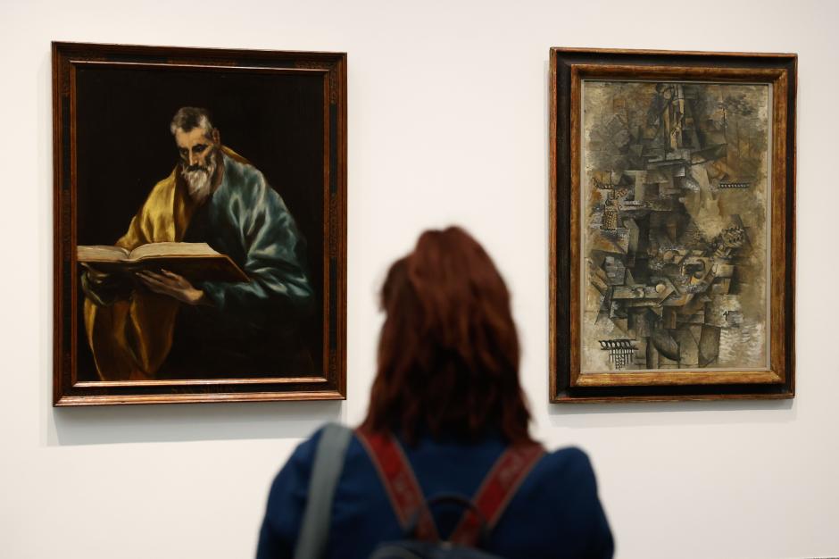 La exposición "Picasso, el Greco y el cubismo analítico", en el Museo del Prado