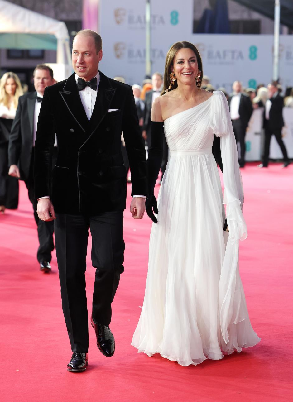 Britain's Prince William and Kate Middleton , Princess of Wales during the 2023 British Academy of Film and Television Arts (BAFTA) Film Awards in London, Britain, February 19, 2023.