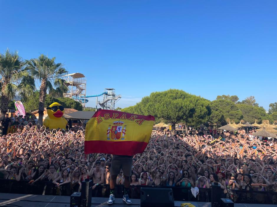 Henry Méndez, en uno de sus conciertos.